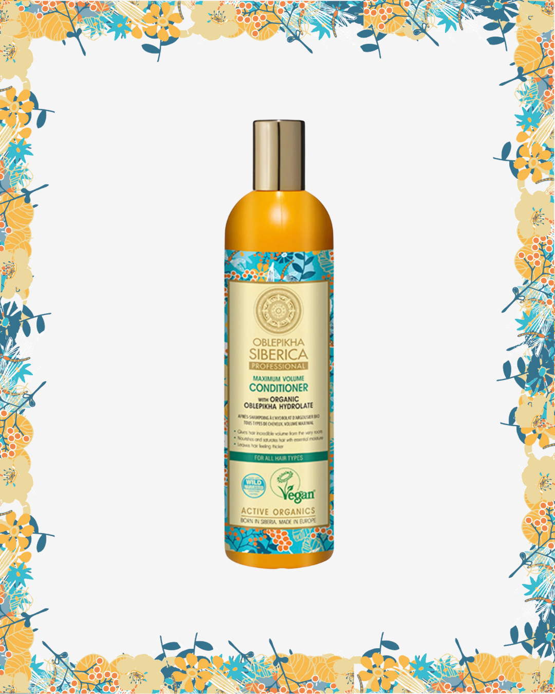 NATURA SIBERICA Maximum Volume Hair Conditioner Oblepikha 400 ml