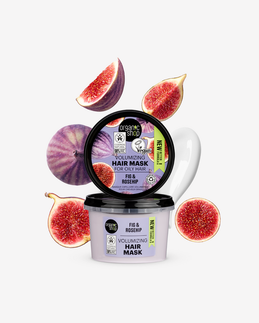 OS Volumizing Hair Mask for Oily Hair Fig and Rosehip, 250 ml