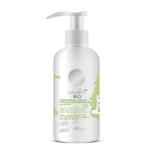Little Siberica Baby No Tears Hair & Body Gel 2-in-1 250ml – Gentle & Safe