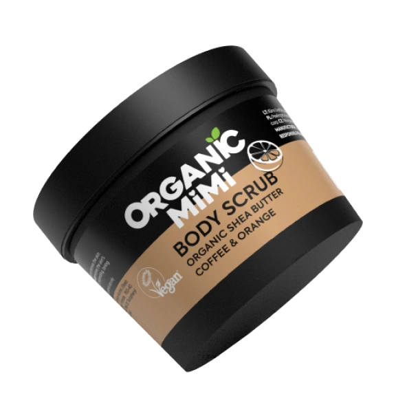 Organic Mimi Coffee & Orange Body Scrub 120g