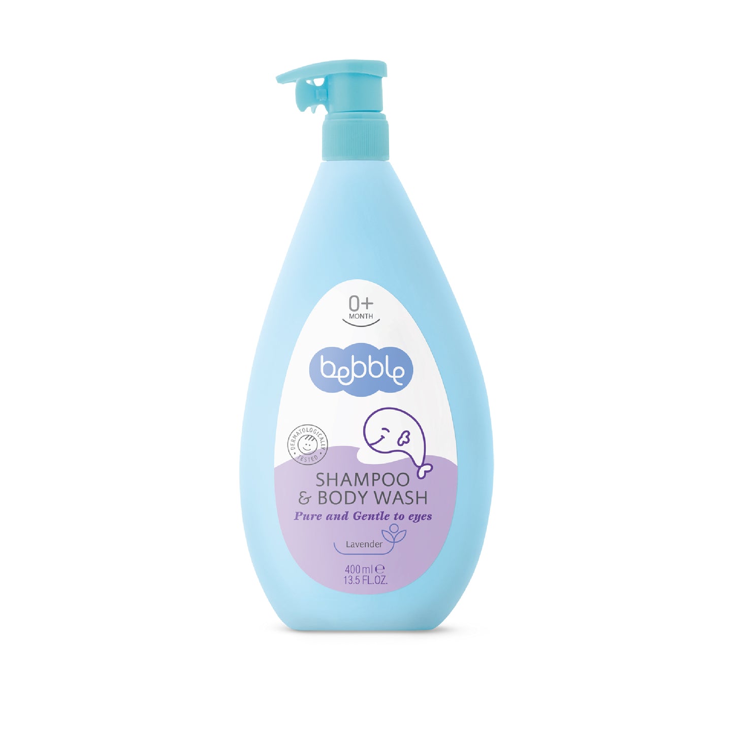 Bebble Shampoo & Body Wash Lavender 400ml