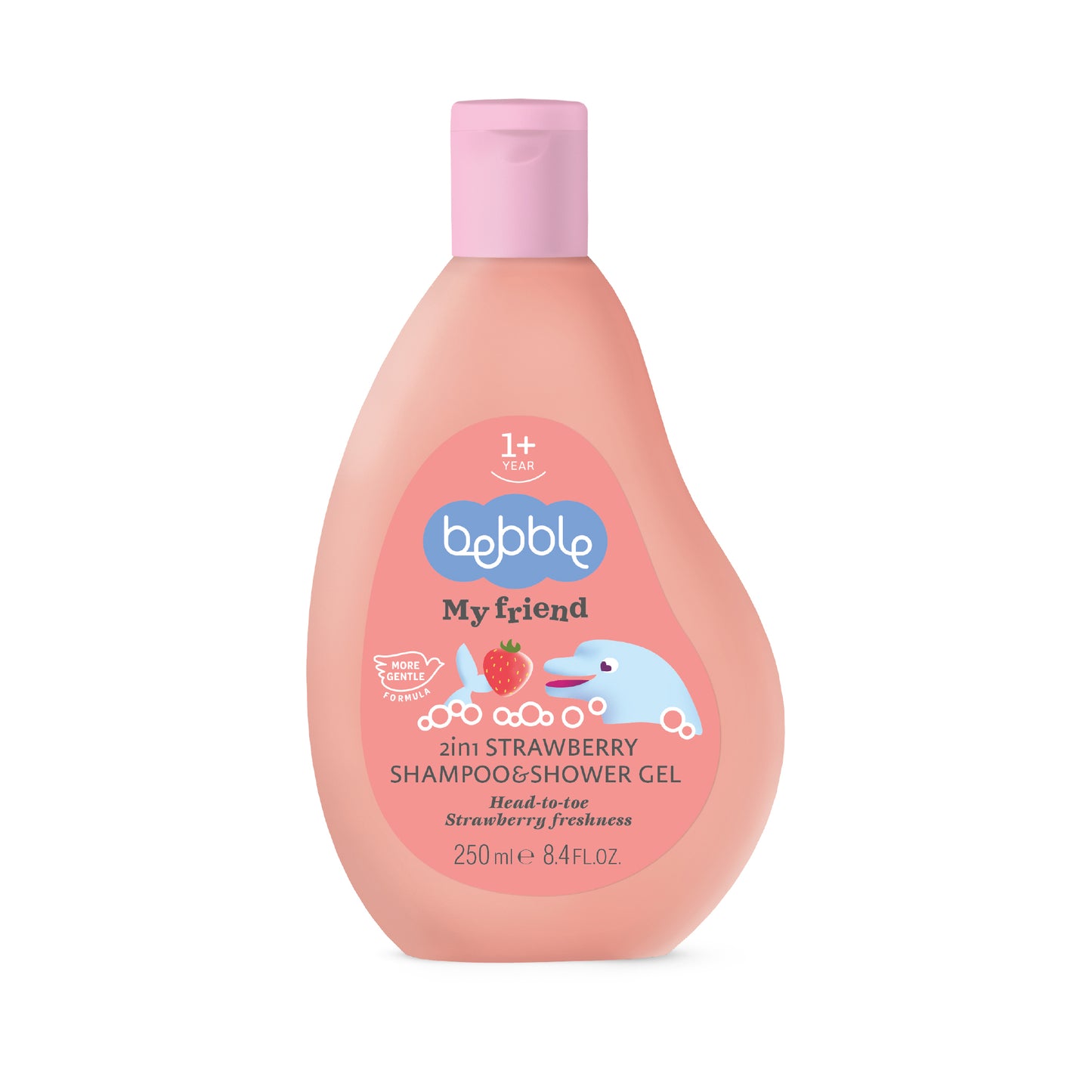 Bebble My Friend 2in1 Strawberry Shampoo & Shower Gel 250 ml