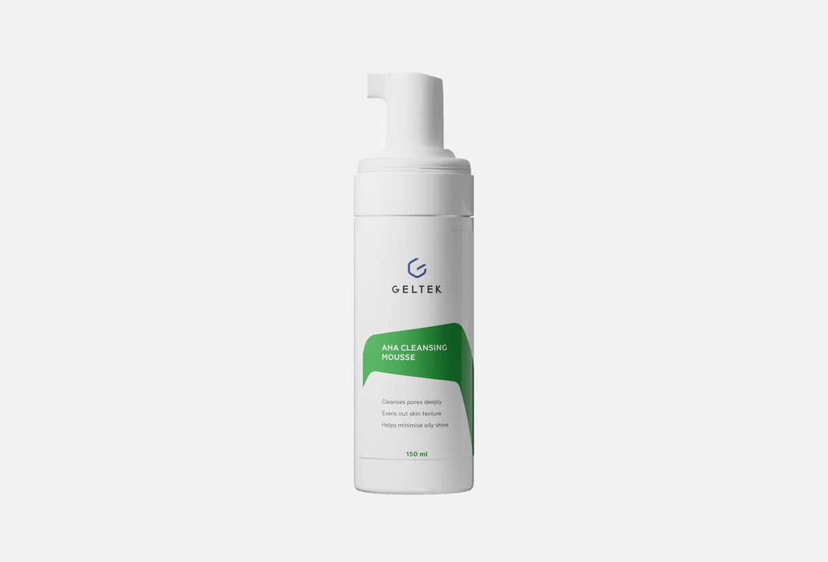 Geltek AHA Cleansing Mousse, 150ml