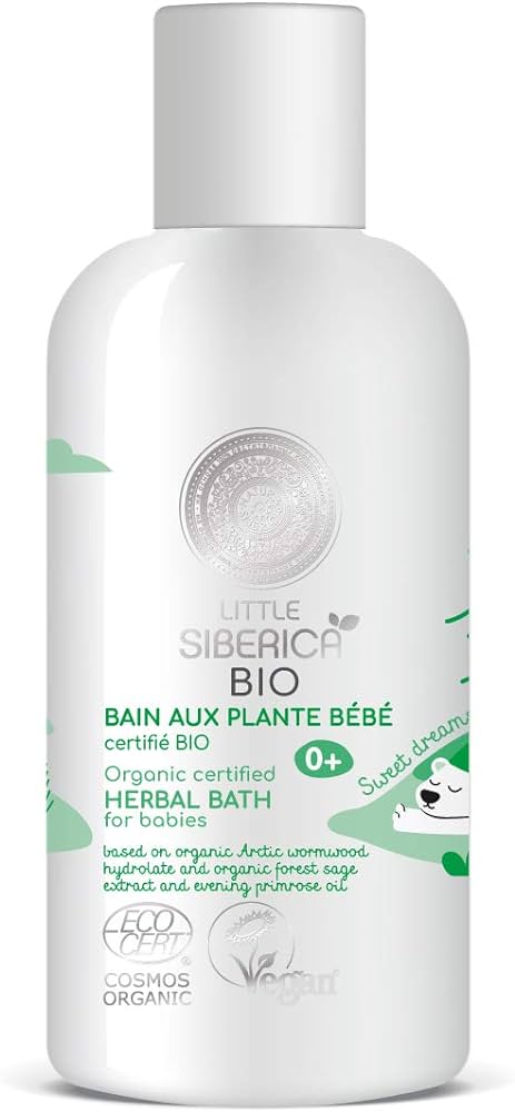 Little Siberica Organic Herbal Bath Baby 250ml – Gentle & Soothing