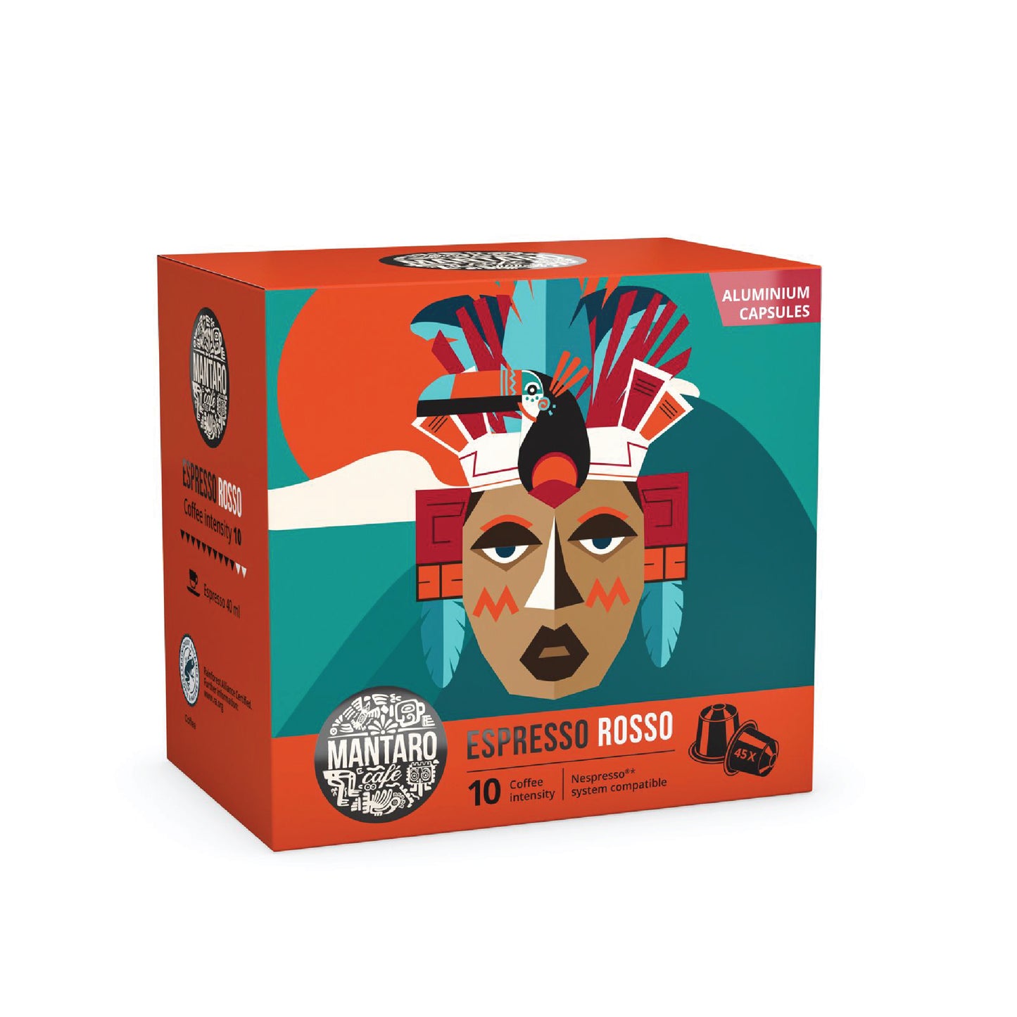 Mantaro Espresso Rosso – 45-piece box