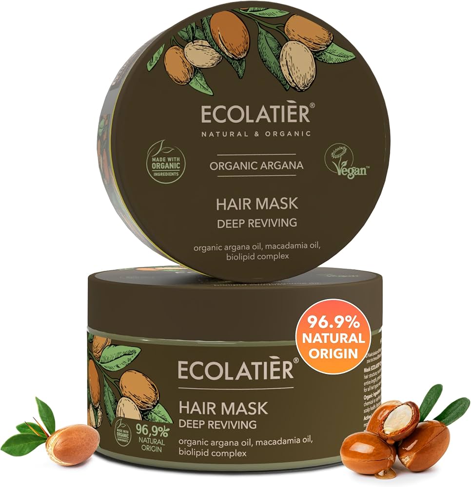 Ecolatier Deep Reviving Hair Mask with Organic Argan 250ml