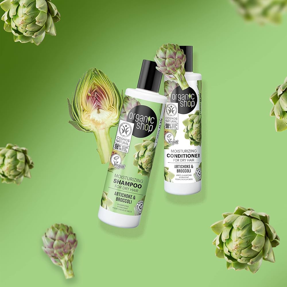 Organic Shop Moisturizing Shampoo Artichoke & Broccoli 280ml