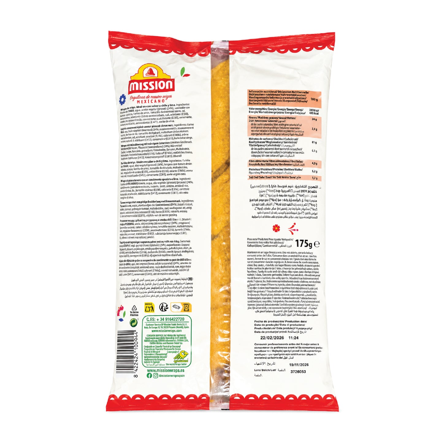 Mission Chilli Mexicano Nachos Tortilla Chips 175g