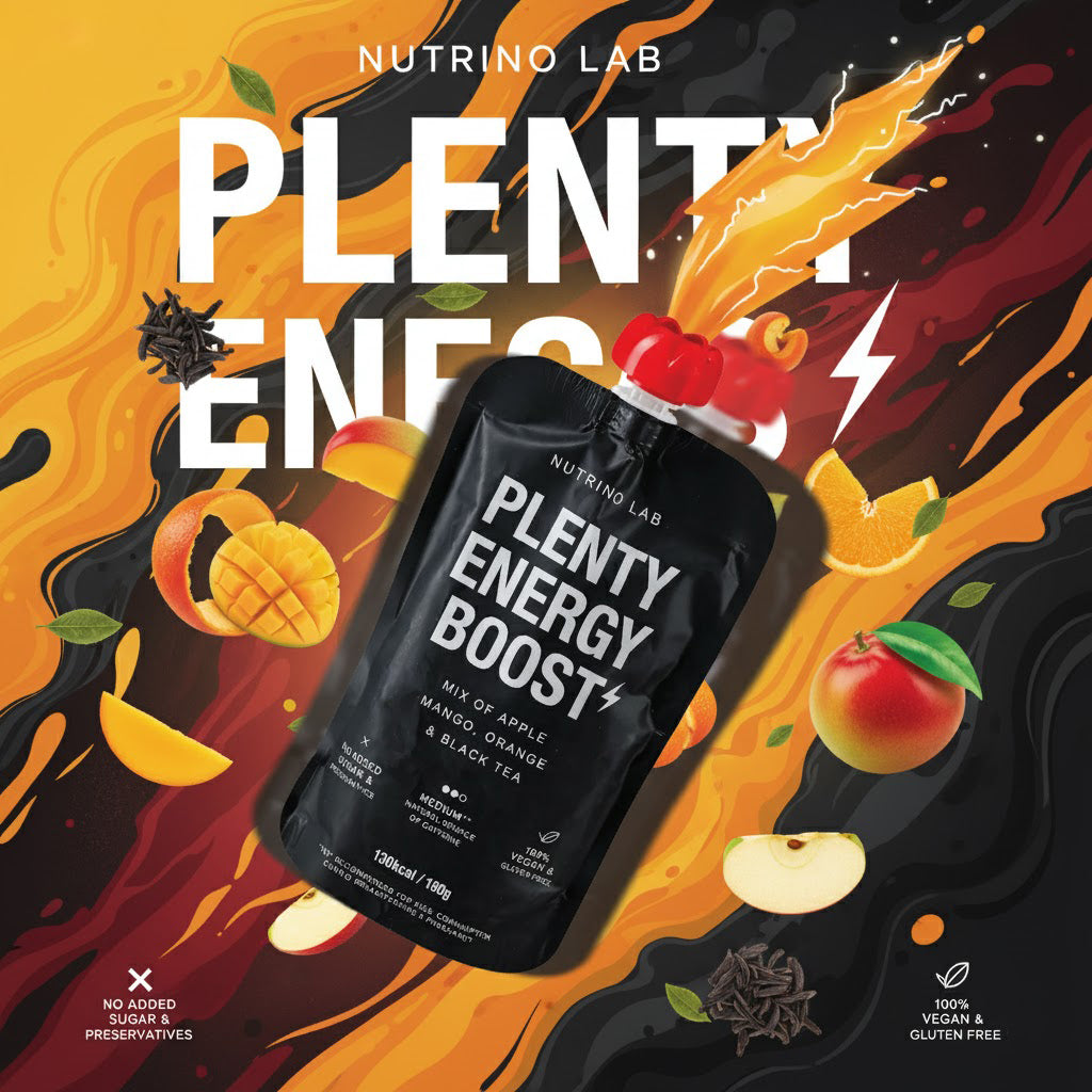 Nutrino Lab Plenty Energy Boost – Mix of Apple, Mango, Orange & Black Tea 180 g