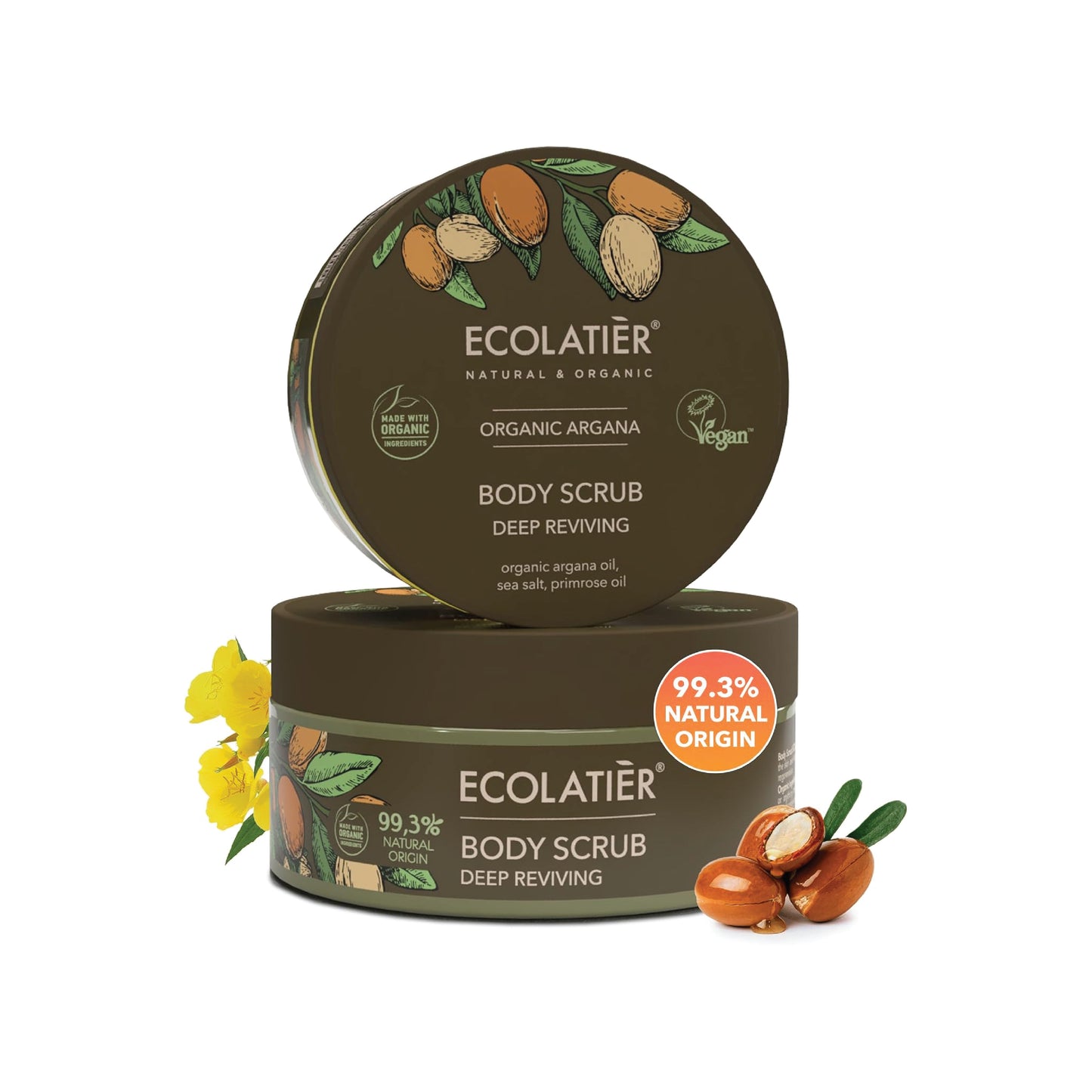 Ecolatier Deep Reviving Body Scrub with Organic Argan 200ml