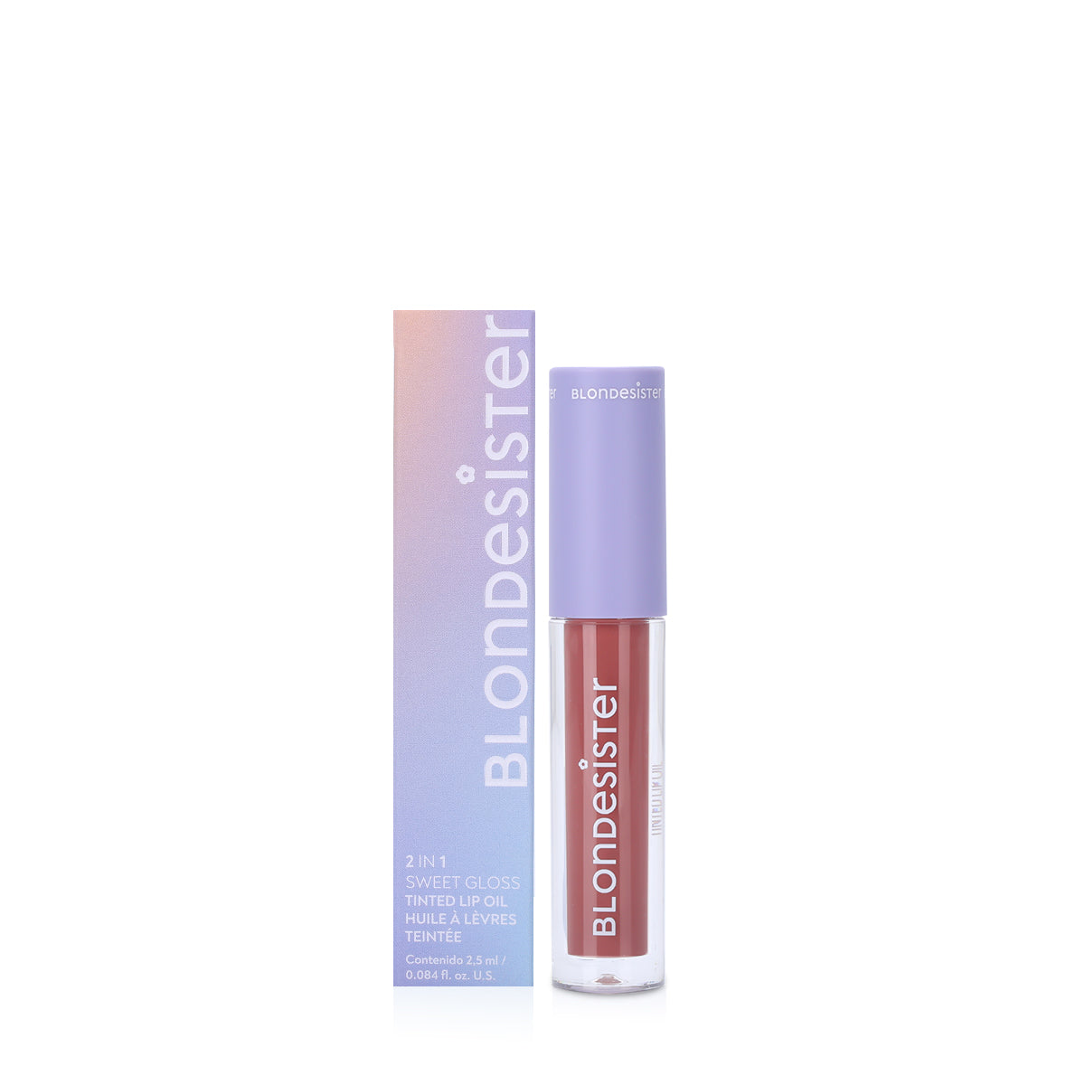 Blondesister 2 IN 1 SWEET GLOSS TINTED LIP OIL SUGAR NUDE 01