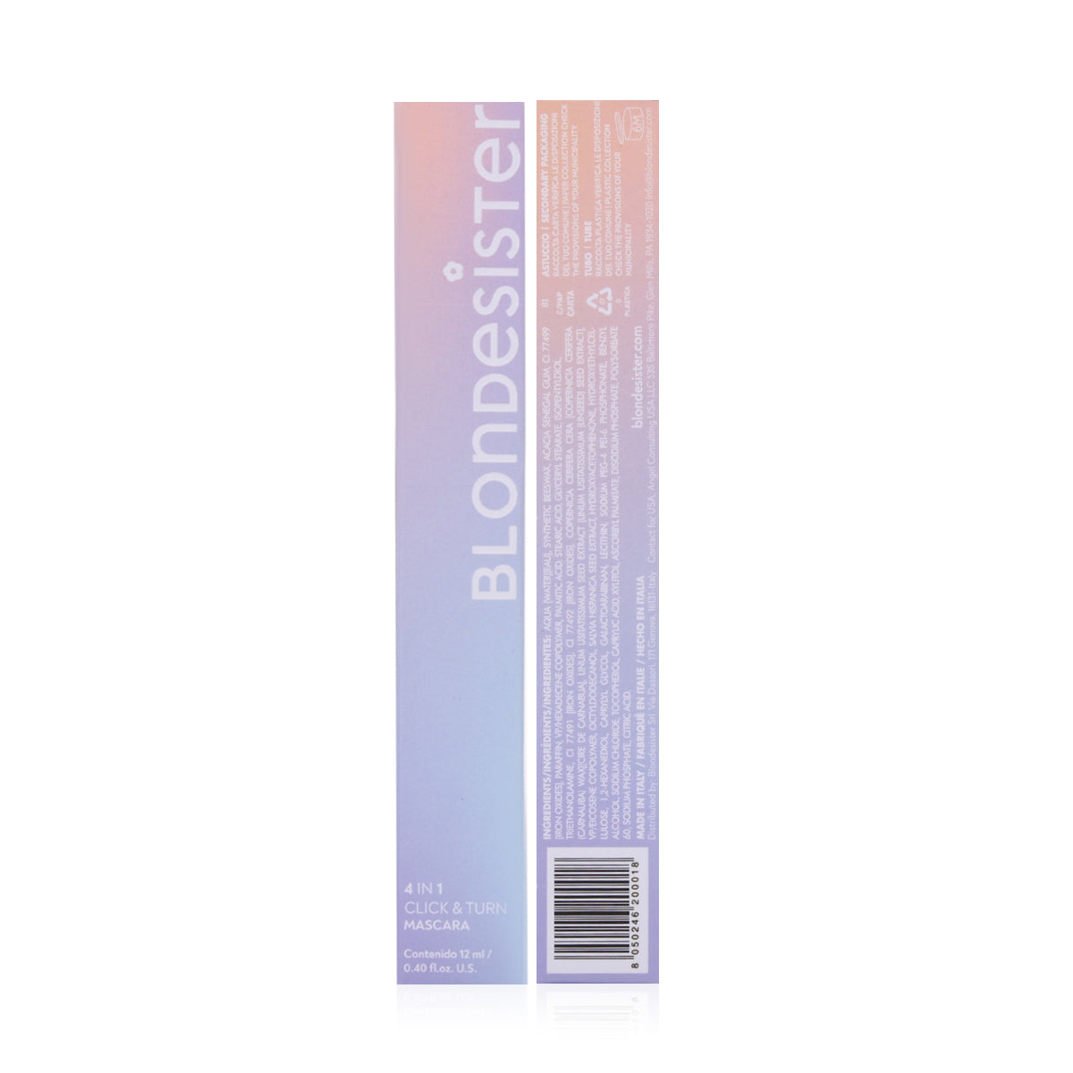 Blondesister 4 IN 1 CLICK & TURN MASCARA MILK CHOCOLATE 02