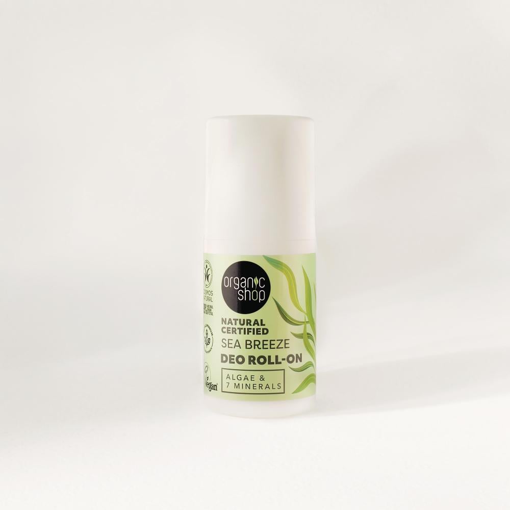 Organic Shop Natural Certified Sea Breeze Deo Roll-On Algae & 7 Minerals 50ml