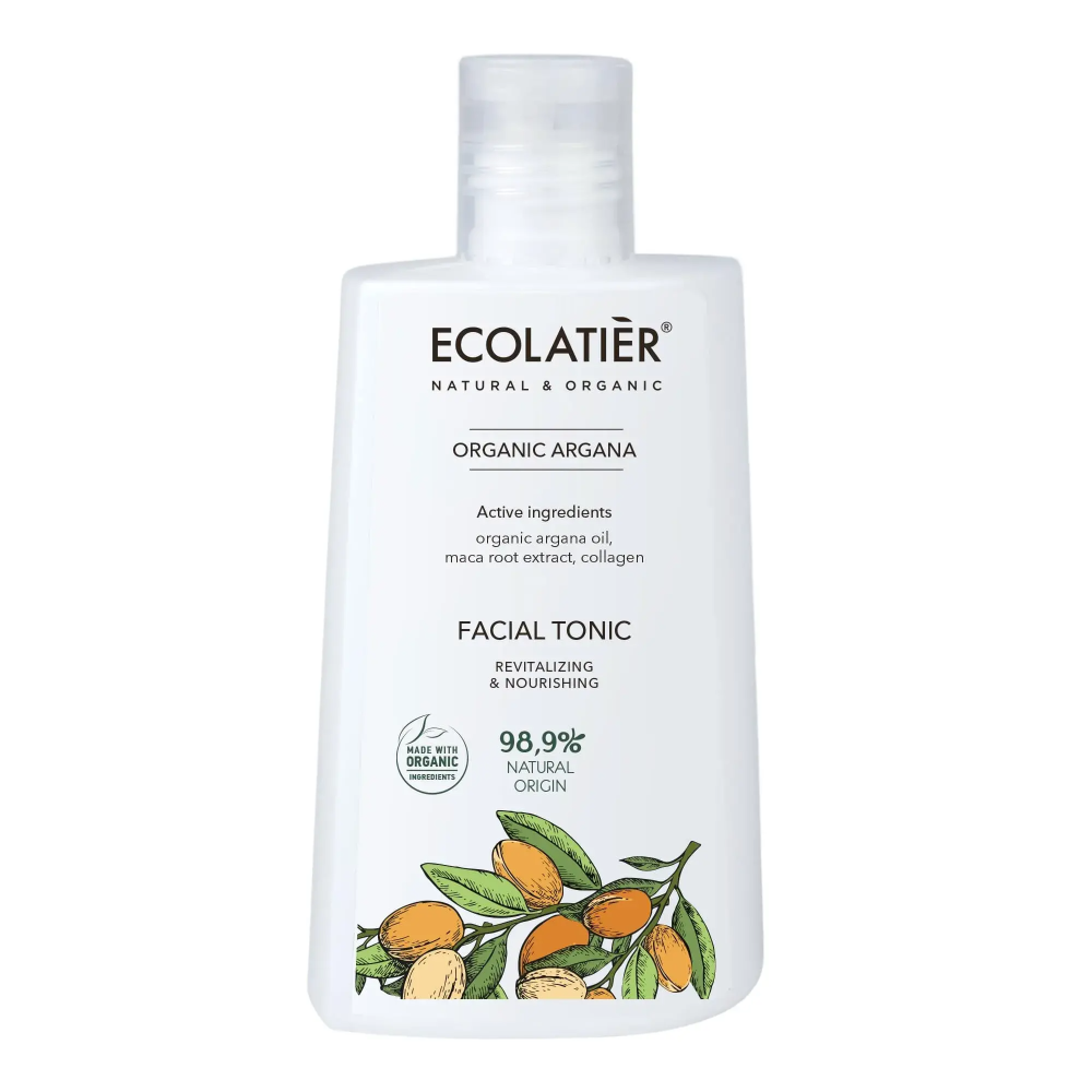 Ecolatier Revitalizing & Nourishing Facial Tonic with Organic Argan 250ml