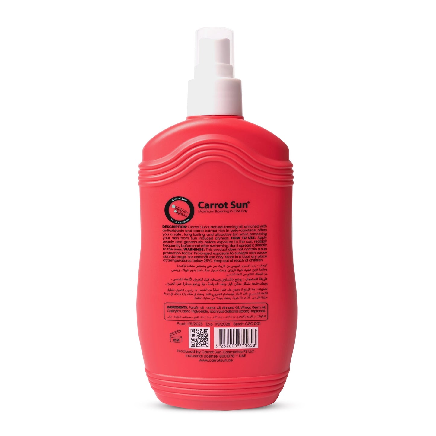 Carrotsun – MelonBreeze – Watermelon Tanning Spray 200ml
