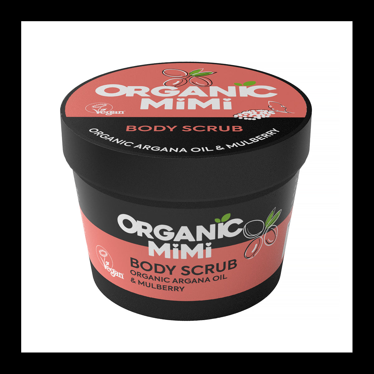 Organic Mimi Argana & Mulberry Body Scrub 120g