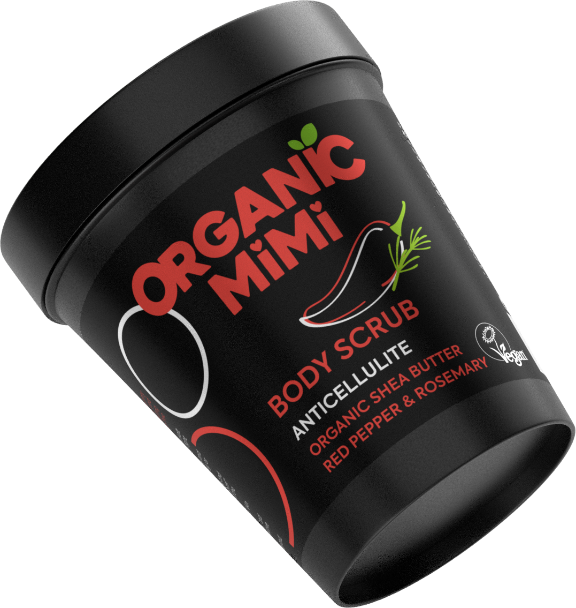 Organic Mimi Anticellulite Red Pepper & Rosemary Body Scrub 250g