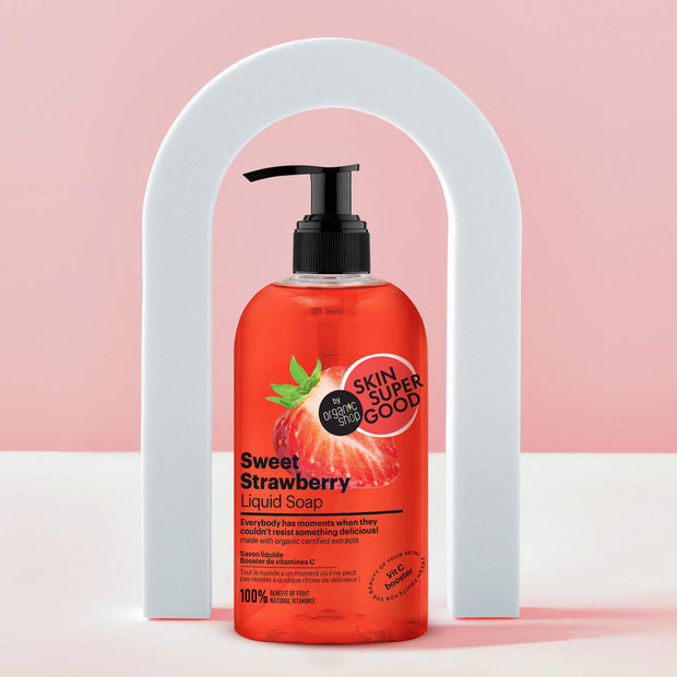 Organic Shop Skin Super Good Sweet Strawberry Liquid Soap 500ml