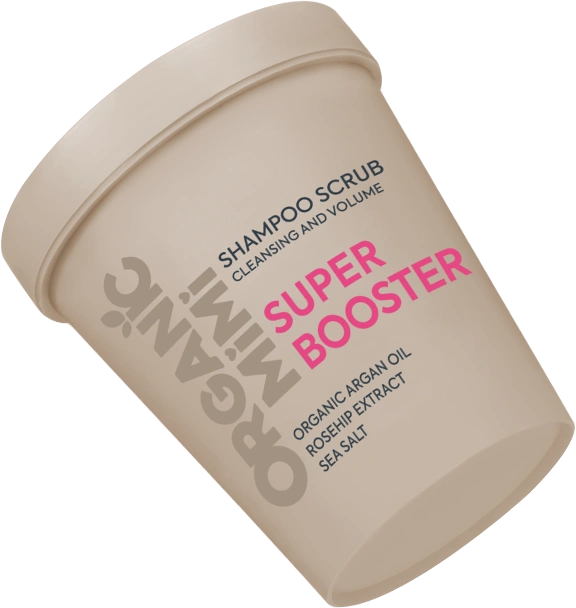 Organic Mimi Cleansing & Volume Super Booster Shampoo Scrub 310g