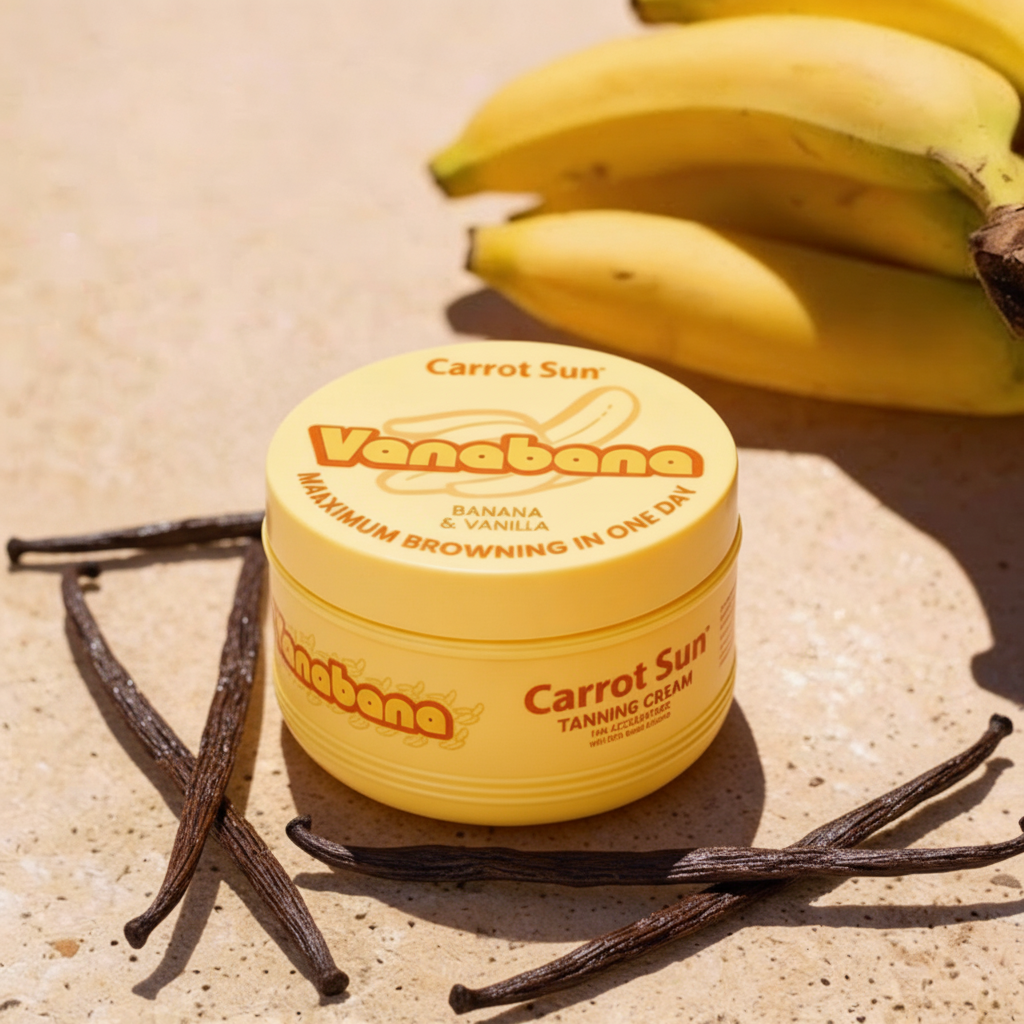 Carrot sun – Vanabana – Banana & Vanilla Tanning Cream 350ml