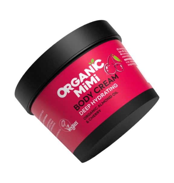 Organic Mimi Deep Almond & Cherry Hydrating Body Cream 100ml
