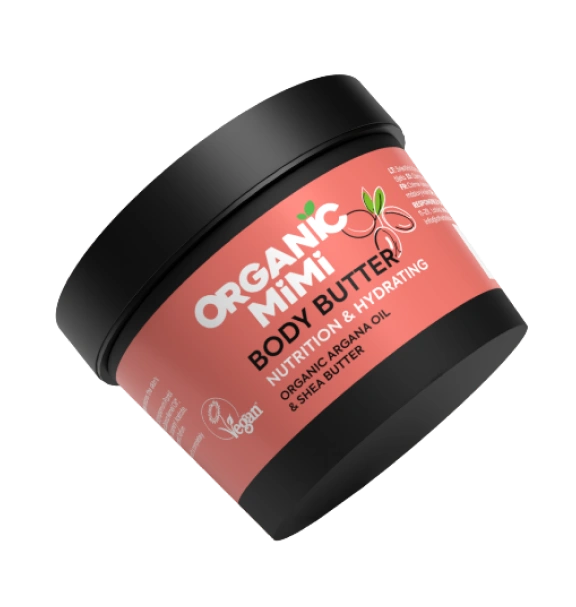 Organic Mimi Nutrition & Hydrating Argana & Shea Body Butter 100ml