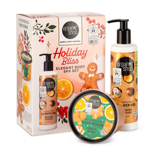 Organic Shop Holiday Bliss Elegant Body Spa Set 2pcs