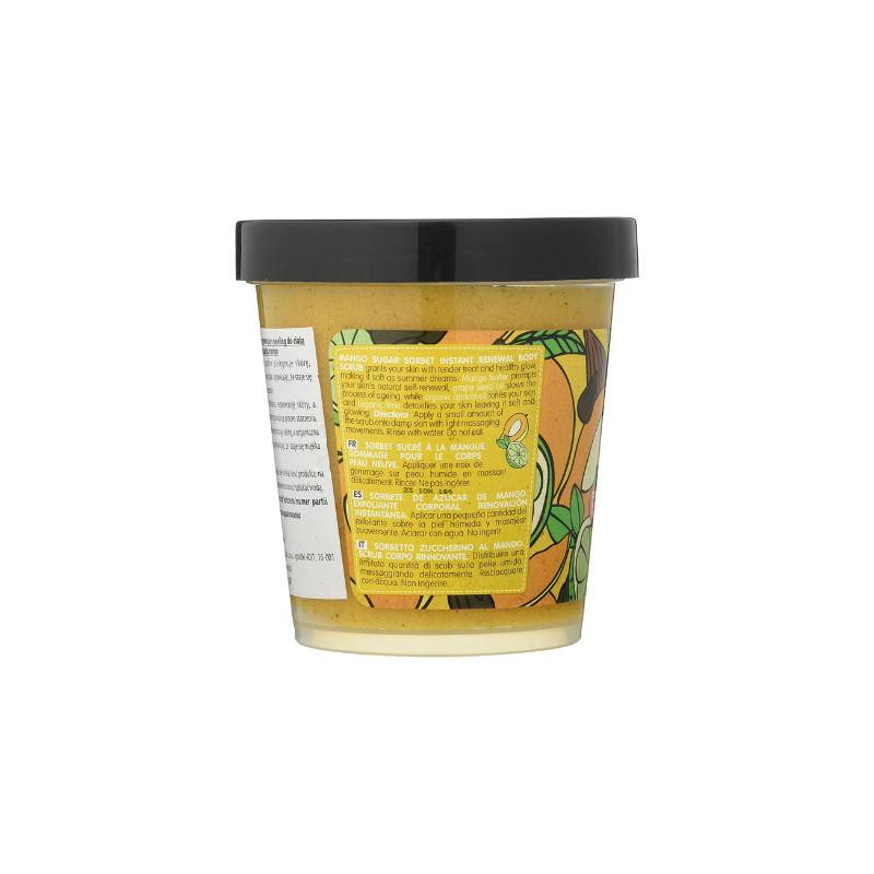 Organic Shop Body Desserts Mango Sugar Sorbet Instant Renewal Body Scrub, 450 ml