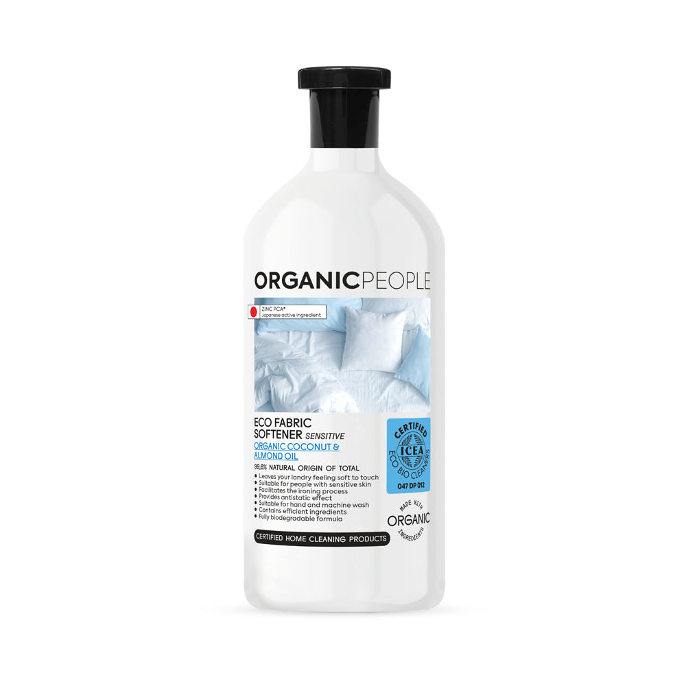 OP ECO FABRIC SOFTENER SENSITIVE. ORGANIC COCONUT & ALMOND OIL, 1000ML - 9173