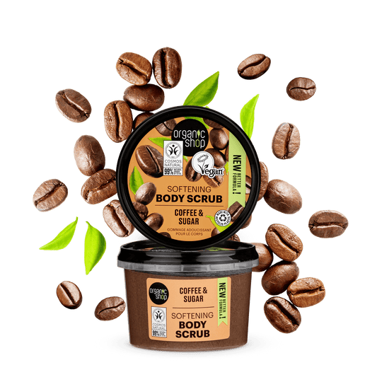 Organic Shop Softening Body Scrub Coffee, 250 ml