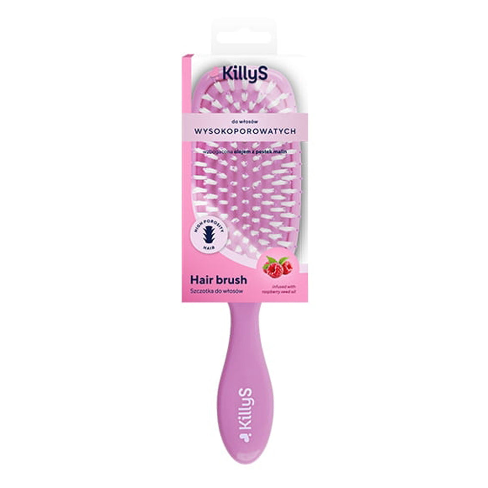 HAIRBRUSH FOR HIGH POROSITY