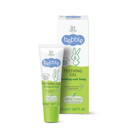 Bebble Baby Teething Gel 20ml | Natural Herbal Formula with Chamomile & Sage Extract