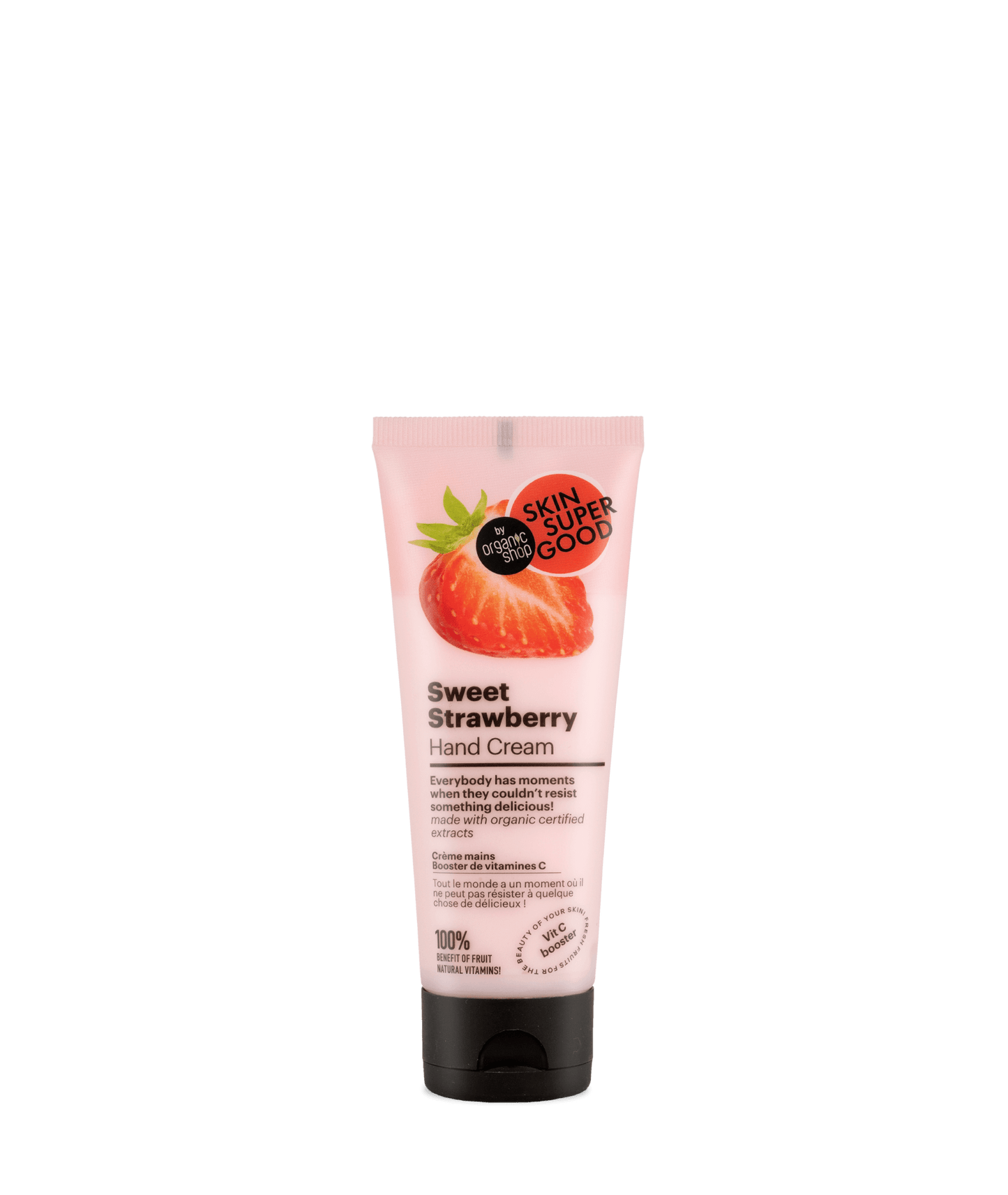 Organic Shop SSG Sweet Strawberry Hand Cream. Vit C Booster
