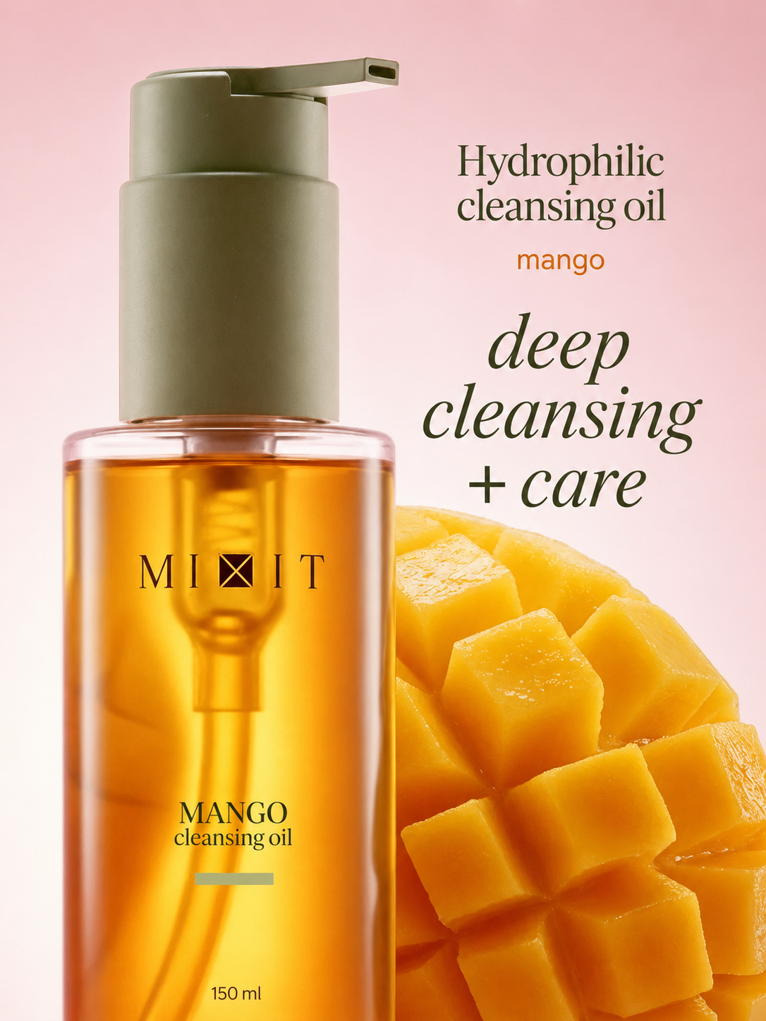 Mango hydrophilic gel-oil hydrating cleanser 150ml