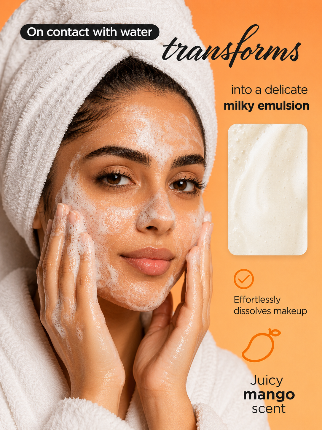 Mango hydrophilic gel-oil hydrating cleanser 150ml