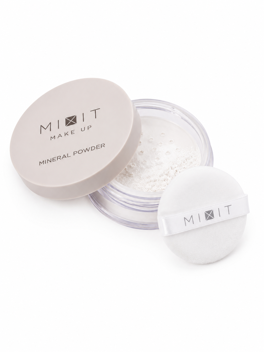 MIXIT Makeup Mineral Powder, Lightweight Mattifying Setting Powder for Oil Control, 30ml