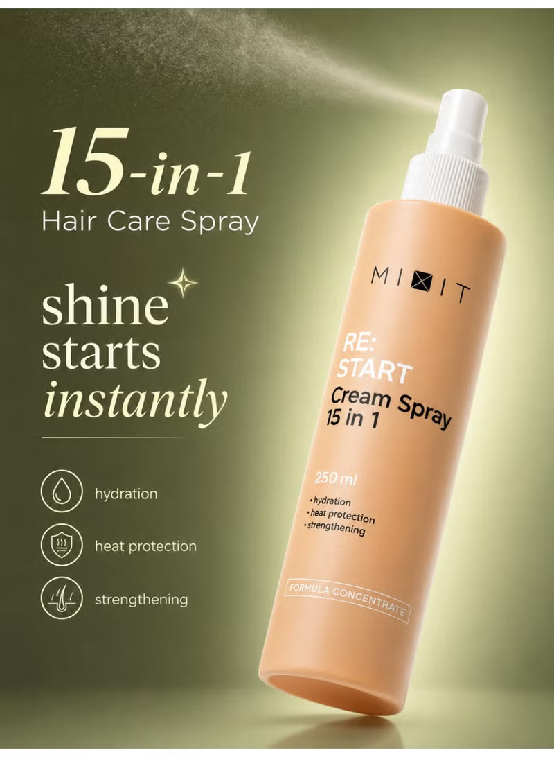 "Restart" keratin bomb perfect hair cream spray 15 in 1 150ml
