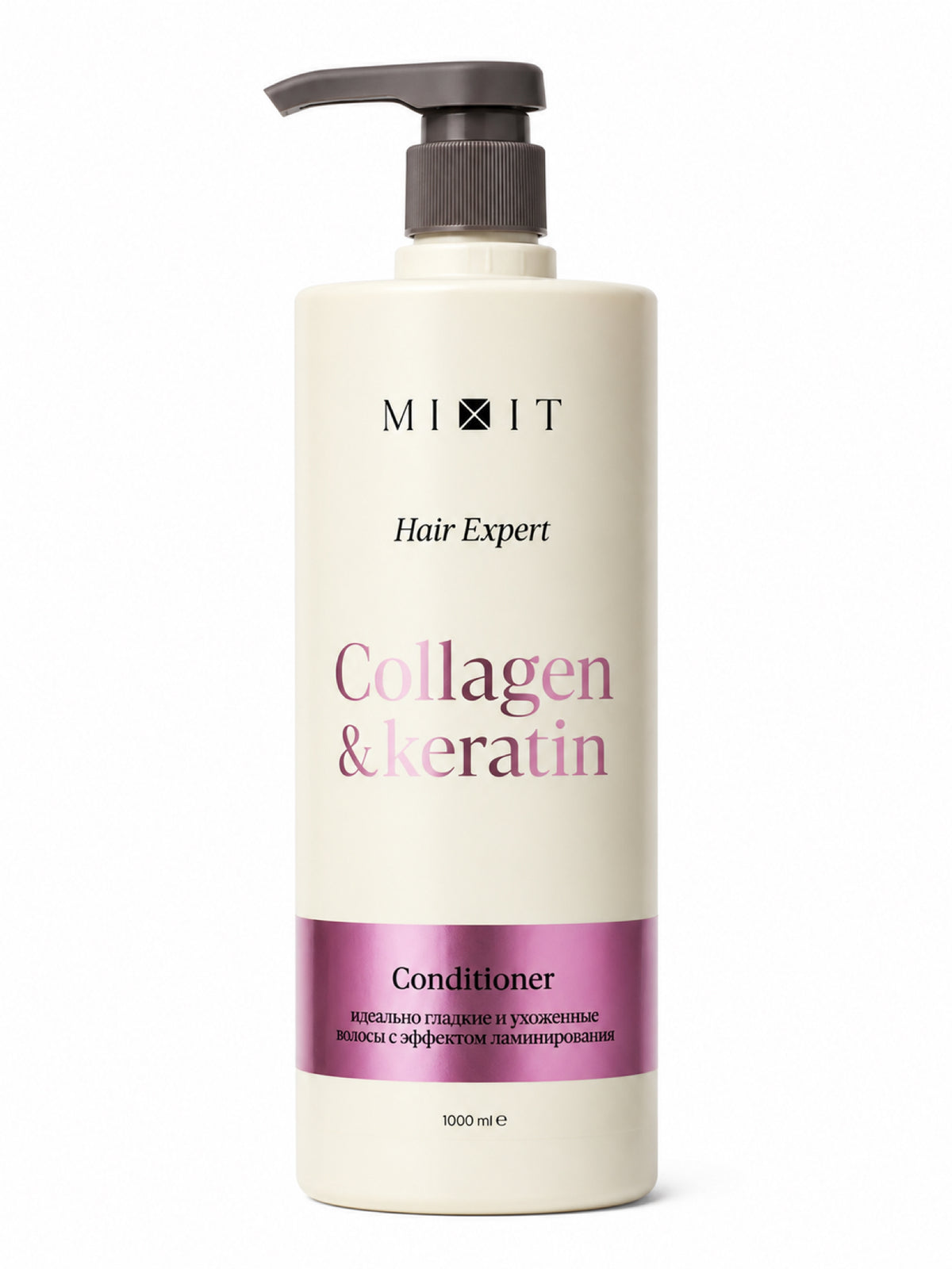 Mixit Collagen & keratin smoothing conditioner for frizzy hair with salon laminating effect 1000ml
