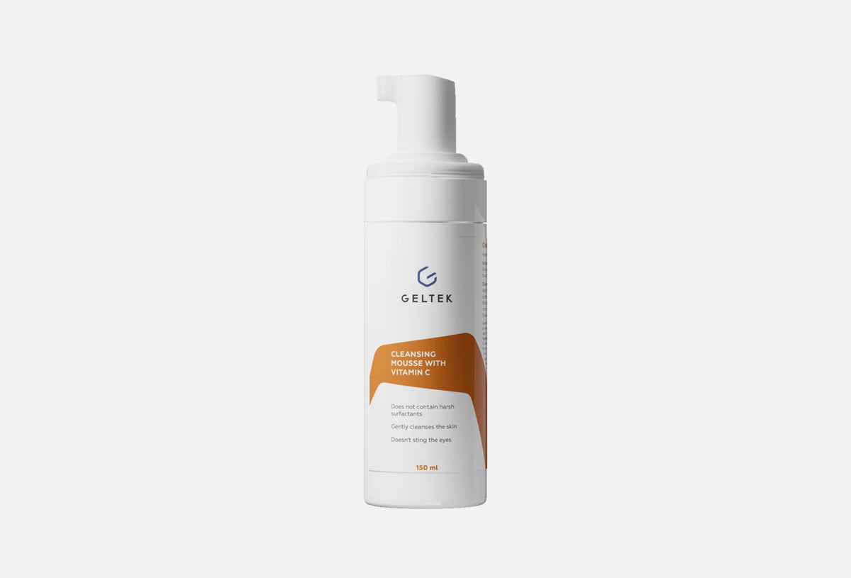 Geltek Cleansing Mousse with Vitamin C , 150ml