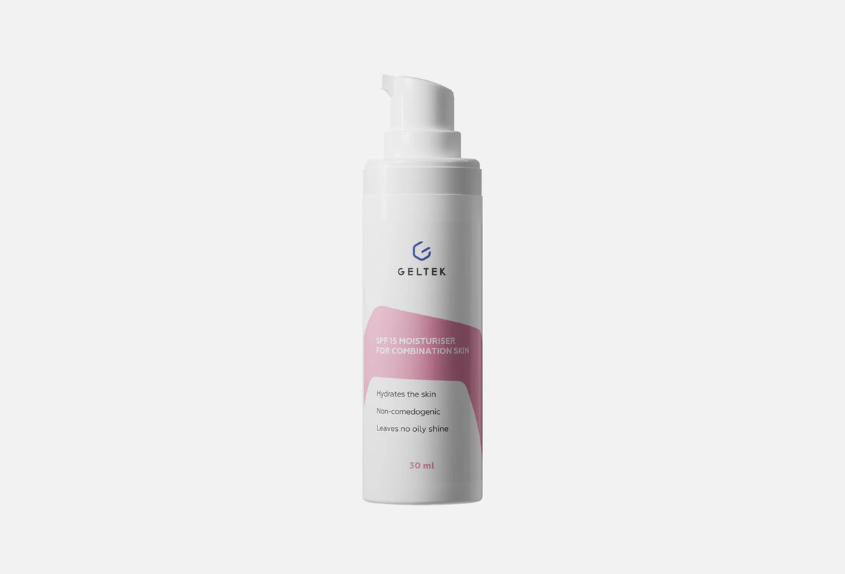 Geltek SPF 15 Moisturiser for Combination Skin, 30ml