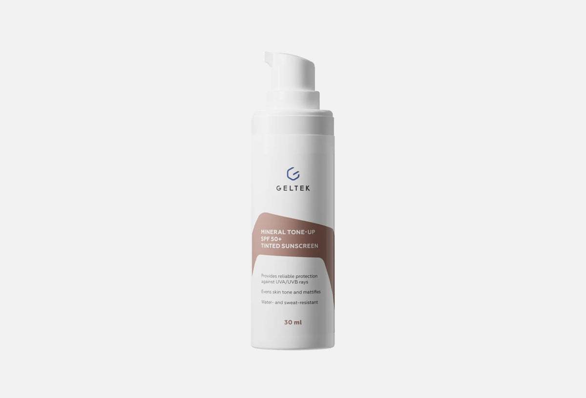 Geltek Mineral Tone-Up SPF 50+ Tinted Sunscreen — Pink Ivory, 30