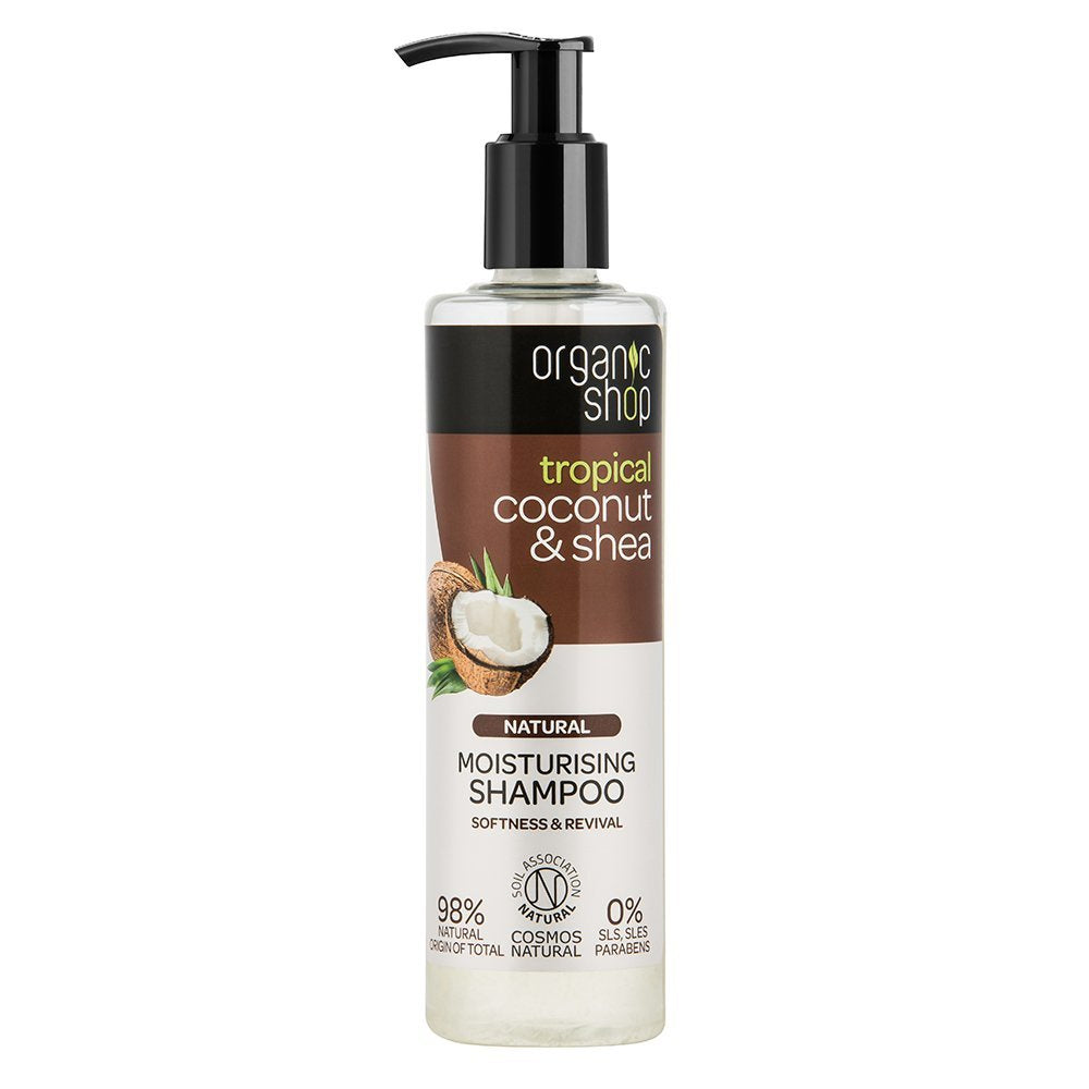 Organic Shop Natural Coconut & Shea Hair Moisturising Shampoo 280ml