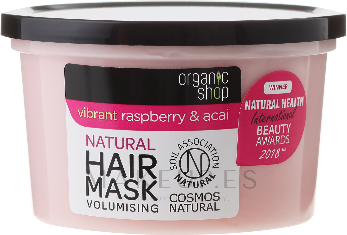 Organic Shop Raspberry & Acai hair mask, 250 ml