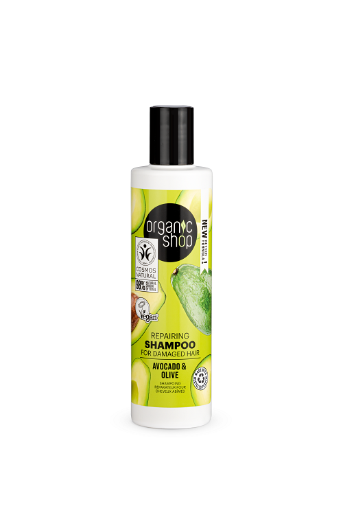 OS Repairing Shampoo for Damaged Hair Avocado and Olive, 280 ml