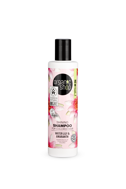 OS Shining Shampoo for Colored Hair Water Lily and Amaranth, 280 ml