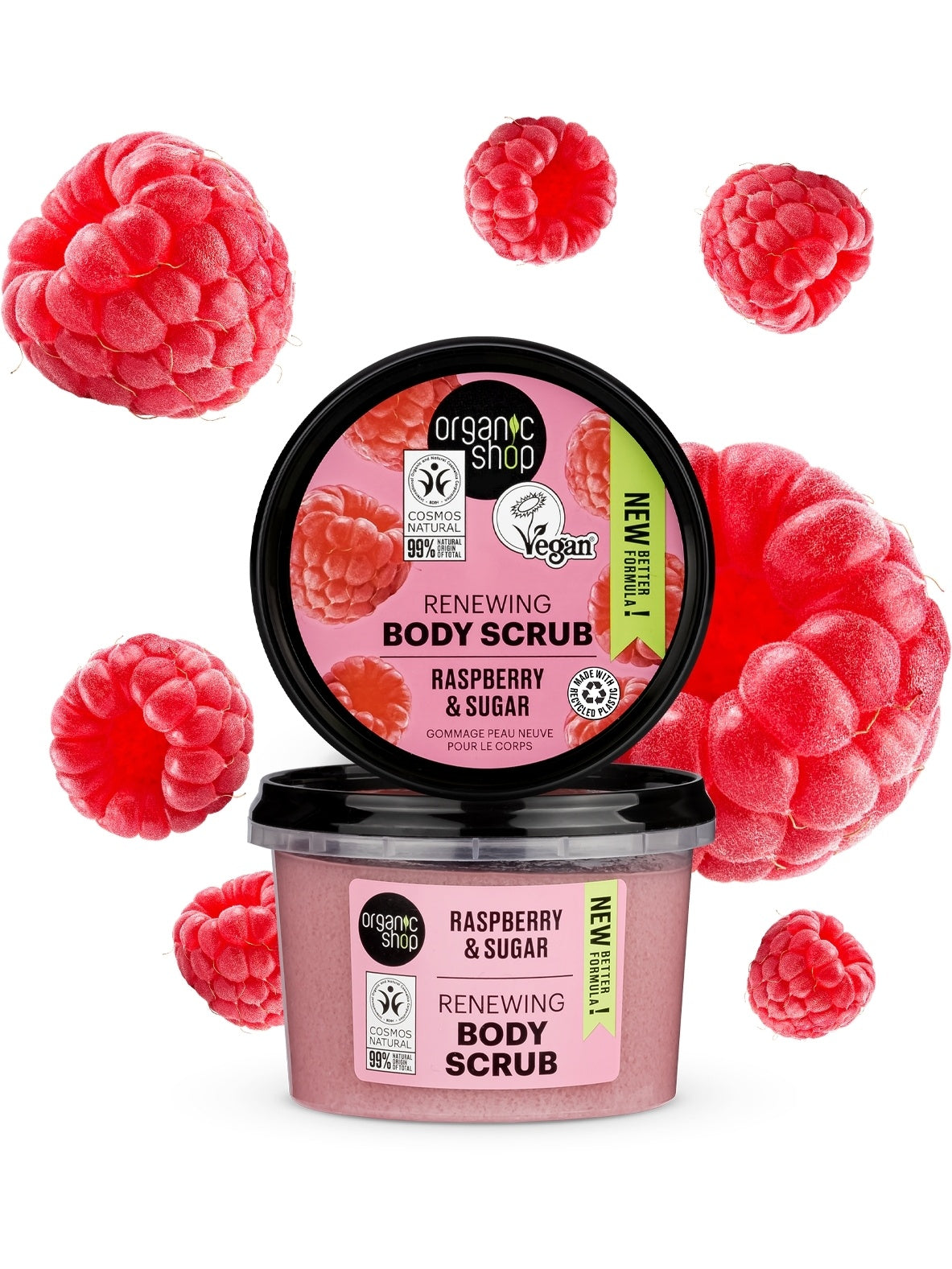 OS Renewing Body Scrub Raspberry, 250 ml