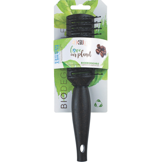 Killys Biodegradabe Hairbrush Made Of Coffee Grounds - Vent