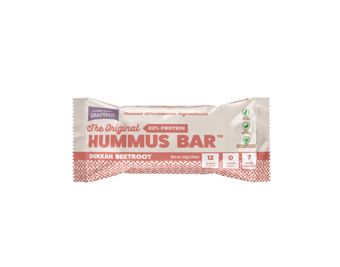 Grapeful Vegan Hummus Bar - Dukkah Beetroot  55G