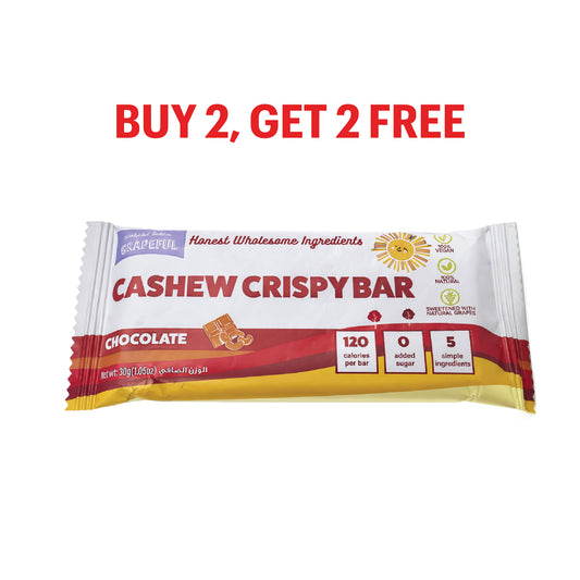 Grapeful Vegan Cashew Cashew Crispy Bar - Chocolate 30G