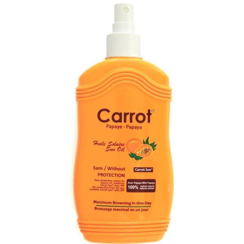 Carrot Sun Taning Oil Papaya 200ML